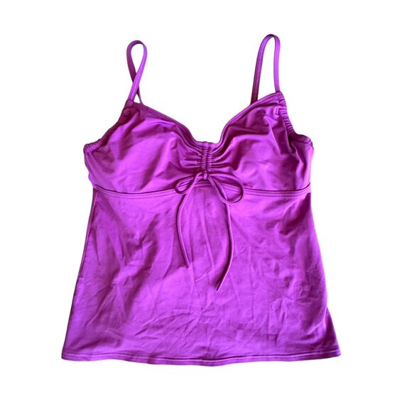 Lands End Tankini Skort Bathing Suit Womens size 8 Purple - Picture 2 of 9